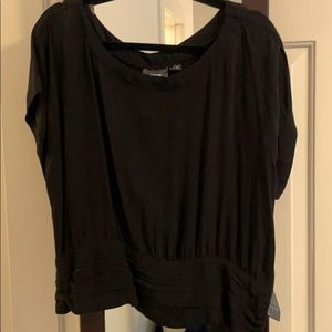 Maeve by Anthropologie black blouse.